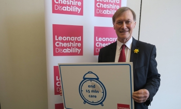 'Make Care Fair' says Sir David Amess MP